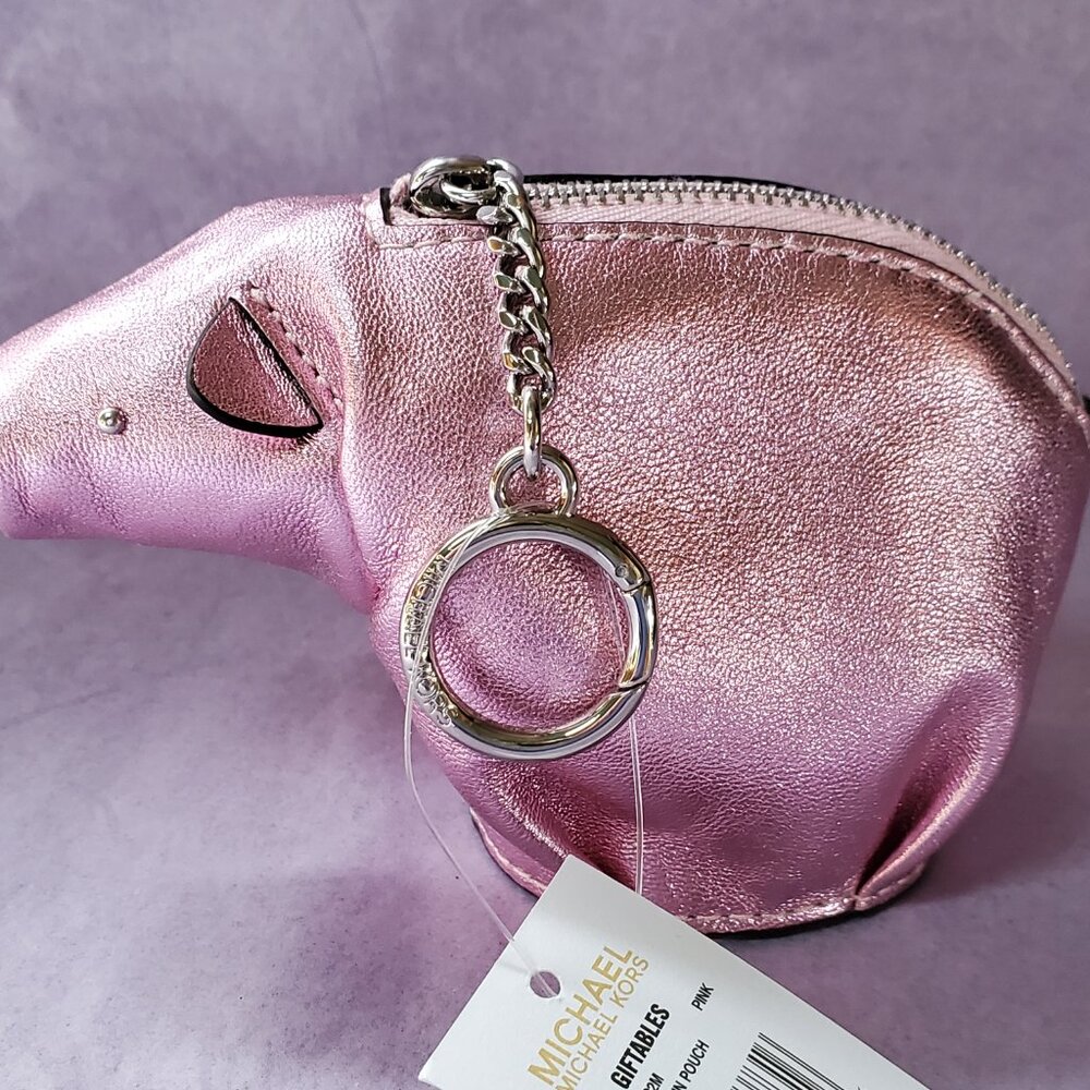 Michael Kors Giftables Pig Coin Pouch FOB Charm - Picture 5 of 11